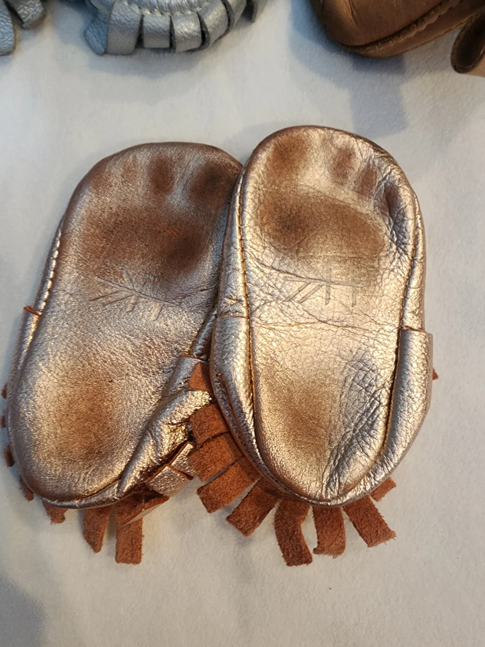 Lot Of 5 Freshly Picked Leather Toddler Shoes 4 And 5